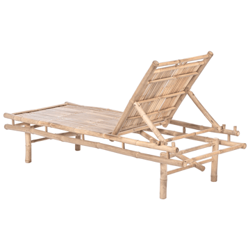 Solseng utendørs Sulmona bambustre - Brun - Hagemøbler & utemiljø - Stoler & Lenestoler - Solsenger & solvogner