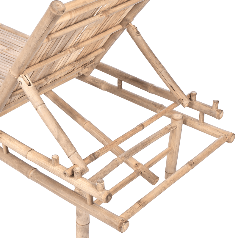 Solseng utendørs Sulmona bambustre - Brun - Hagemøbler & utemiljø - Stoler & Lenestoler - Solsenger & solvogner