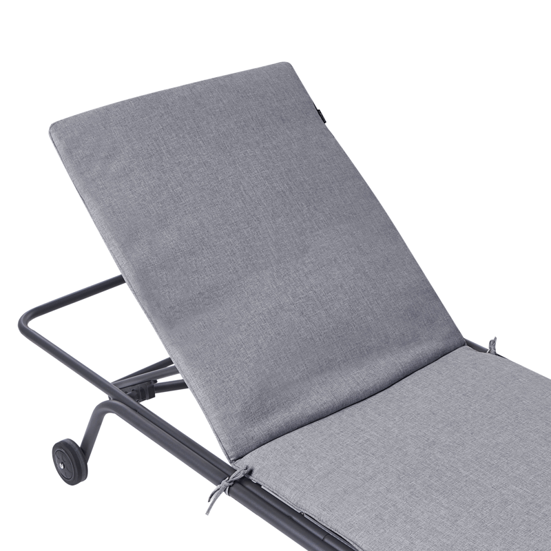 Solseng utendørs Volterra Stål - Grå - Hagemøbler & utemiljø - Stoler & Lenestoler - Solsenger & solvogner