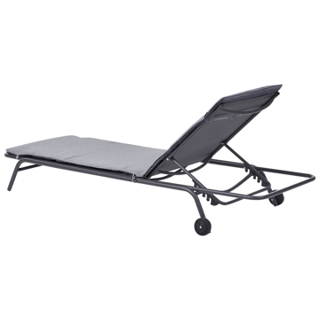 Solseng utendørs Volterra Stål - Grå - Hagemøbler & utemiljø - Stoler & Lenestoler - Solsenger & solvogner
