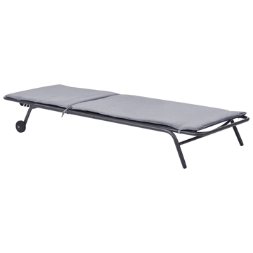 Solseng utendørs Volterra Stål - Grå - Hagemøbler & utemiljø - Stoler & Lenestoler - Solsenger & solvogner