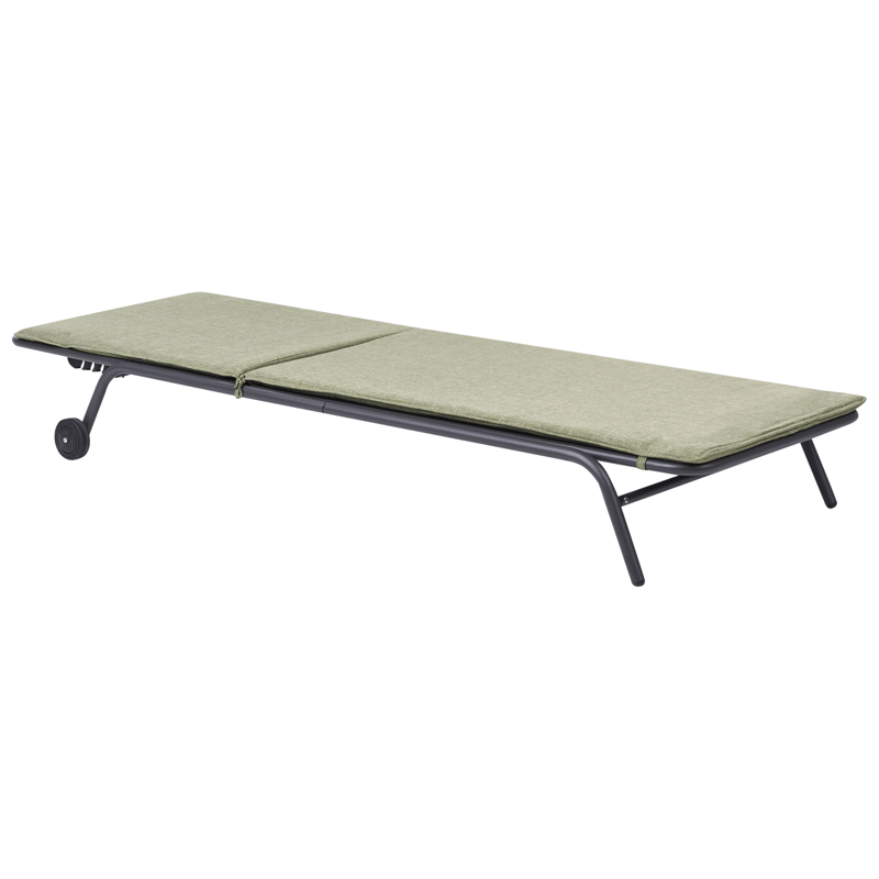 Solseng utendørs Volterra Stål - Grønn/grå - Hagemøbler & utemiljø - Stoler & Lenestoler - Solsenger & solvogner