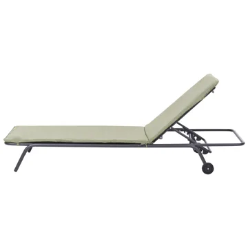 Solseng utendørs Volterra Stål - Grønn/grå - Hagemøbler & utemiljø - Stoler & Lenestoler - Solsenger & solvogner