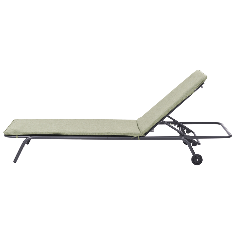 Solseng utendørs Volterra Stål - Grønn/grå - Hagemøbler & utemiljø - Stoler & Lenestoler - Solsenger & solvogner