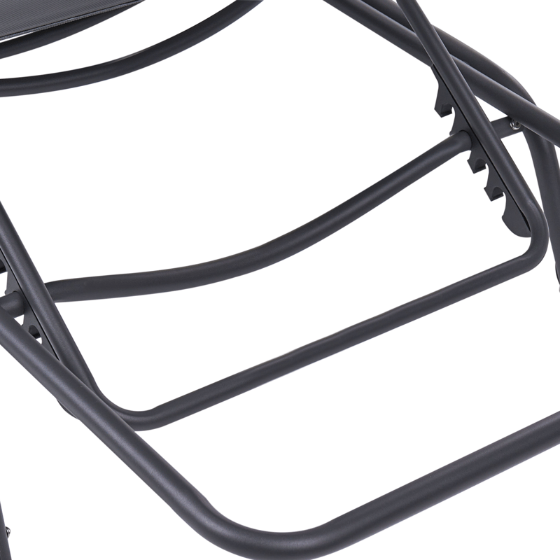 Solseng utendørs Volterra Stål - Grønn/grå - Hagemøbler & utemiljø - Stoler & Lenestoler - Solsenger & solvogner