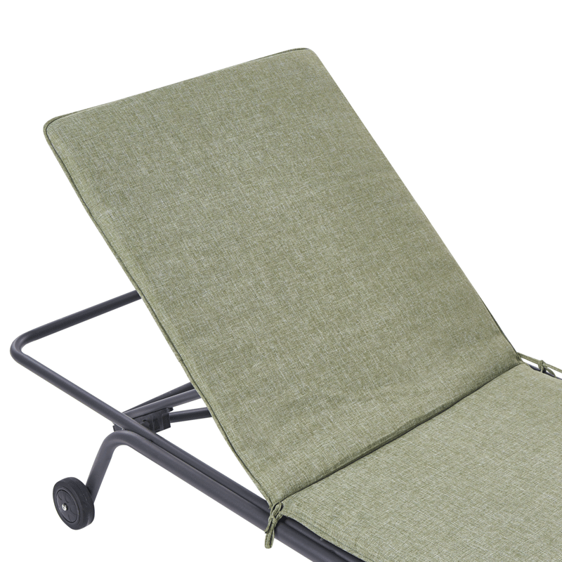 Solseng utendørs Volterra Stål - Grønn/grå - Hagemøbler & utemiljø - Stoler & Lenestoler - Solsenger & solvogner