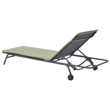 Solseng utendørs Volterra Stål - Grønn/grå - Hagemøbler & utemiljø - Stoler & Lenestoler - Solsenger & solvogner