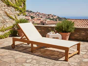 Solseng utendørs Pedesina akasietre - Brun/Beige - Hagemøbler & utemiljø - Stoler & Lenestoler - Solsenger & solvogner