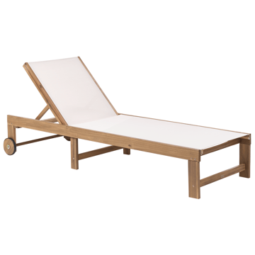 Solseng utendørs Pedesina akasietre - Brun/Beige - Hagemøbler & utemiljø - Stoler & Lenestoler - Solsenger & solvogner