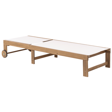 Solseng utendørs Pedesina akasietre - Brun/Beige - Hagemøbler & utemiljø - Stoler & Lenestoler - Solsenger & solvogner