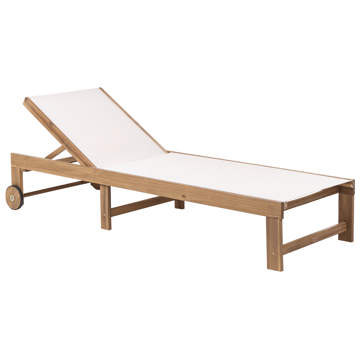 Solseng utendørs Pedesina akasietre - Brun/Beige - Hagemøbler & utemiljø - Stoler & Lenestoler - Solsenger & solvogner