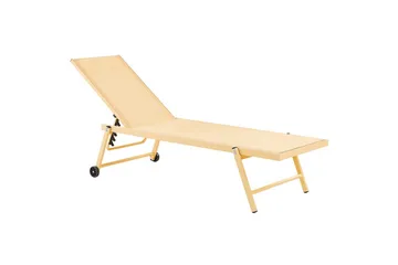 Solseng Portofino - Gul - Hagemøbler & utemiljø - Stoler & Lenestoler - Solsenger & solvogner