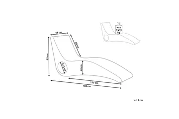 Solstol Airole - Hagemøbler & utemiljø - Stoler & Lenestoler - Solstoler