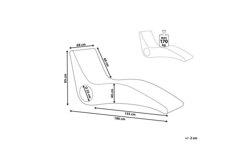 Solstol Airole - Hagemøbler & utemiljø - Stoler & Lenestoler - Solstoler