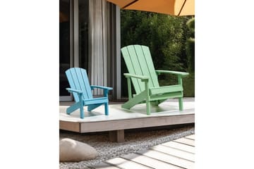 Barnestol Adirondack - Blå - Hagemøbler & utemiljø - Stoler & Lenestoler - Solstoler - Dekkstol