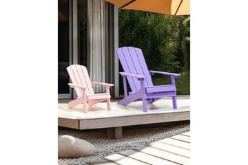 Barnestol Adirondack - Rosa - Hagemøbler & utemiljø - Stoler & Lenestoler - Solstoler - Dekkstol