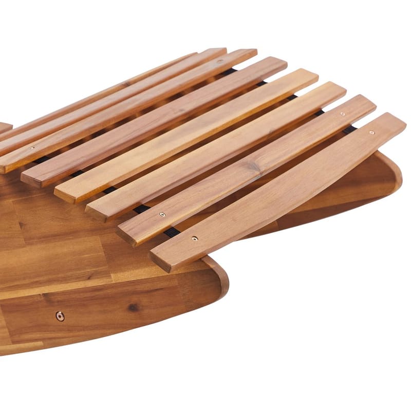 Solstol Brescia Premium - Lyst tre, rød - Hagemøbler & utemiljø - Stoler & Lenestoler - Solstoler