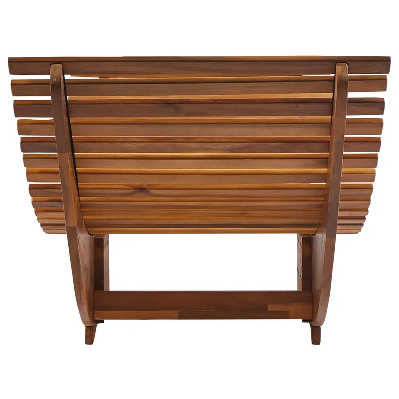 Solstol Brescia Premium - Lyst tre, grønn - Hagemøbler & utemiljø - Stoler & Lenestoler - Solstoler