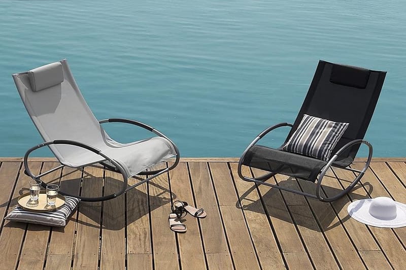 Campo Solstol 62 cm - Grå - Hagemøbler & utemiljø - Stoler & Lenestoler - Solstoler