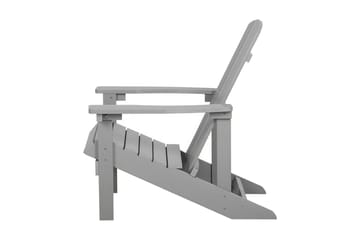 Adirondack Solstol 88 | 75 | 88 cm - Grå - Hagemøbler & utemiljø - Stoler & Lenestoler - Solstoler - Dekkstol