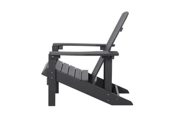 Adirondack Solstol 88 | 75 | 88 cm - Grå - Hagemøbler & utemiljø - Stoler & Lenestoler - Solstoler - Dekkstol