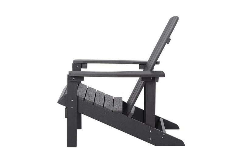 Adirondack Solstol 88 | 75 | 88 cm - Grå - Hagemøbler & utemiljø - Stoler & Lenestoler - Solstoler - Dekkstol