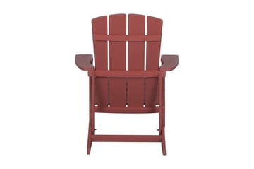 Adirondack Solstol 88 | 75 | 88 cm - Rød - Hagemøbler & utemiljø - Stoler & Lenestoler - Solstoler - Dekkstol