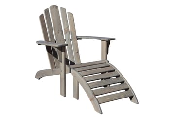 Cranston Dekkstol - Grå - Hagemøbler & utemiljø - Stoler & Lenestoler - Solstoler - Dekkstol