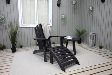 Cranston Dekkstol - Kaffesvart - Hagemøbler & utemiljø - Stoler & Lenestoler - Solstoler - Dekkstol