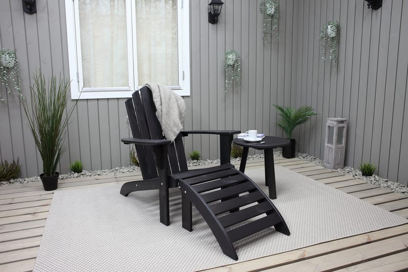 Cranston Dekkstol - Kaffesvart - Hagemøbler & utemiljø - Stoler & Lenestoler - Solstoler - Dekkstol