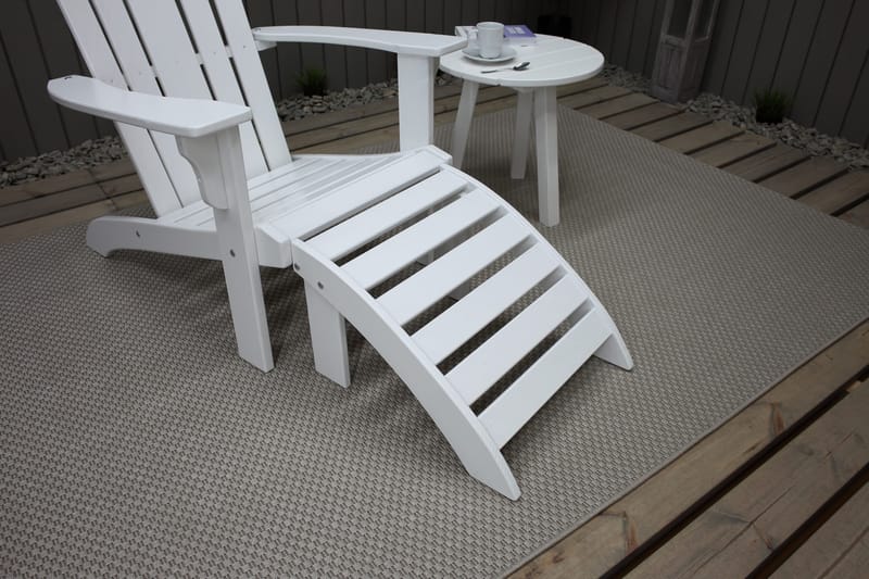 Cranston Fotskammel til solstol - Hvit - Hagemøbler & utemiljø - Stoler & Lenestoler - Solstoler - Dekkstol