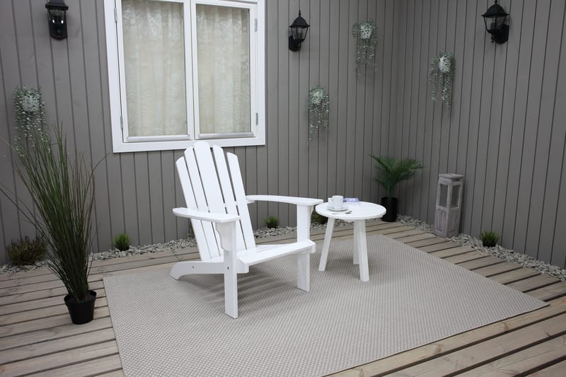 Cranston Solstol - Hvit - Hagemøbler & utemiljø - Stoler & Lenestoler - Solstoler - Dekkstol