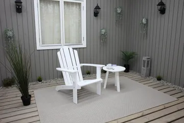 Cranston Solstol - Hvit - Hagemøbler & utemiljø - Stoler & Lenestoler - Solstoler - Dekkstol