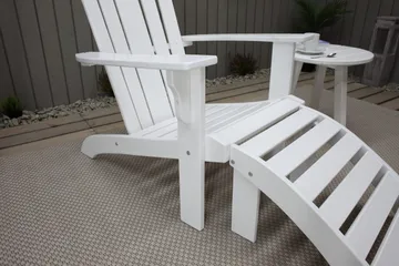 Cranston Solstol - Hvit - Hagemøbler & utemiljø - Stoler & Lenestoler - Solstoler - Dekkstol