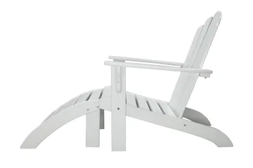 Cranston Solstol - Hvit - Hagemøbler & utemiljø - Stoler & Lenestoler - Solstoler - Dekkstol