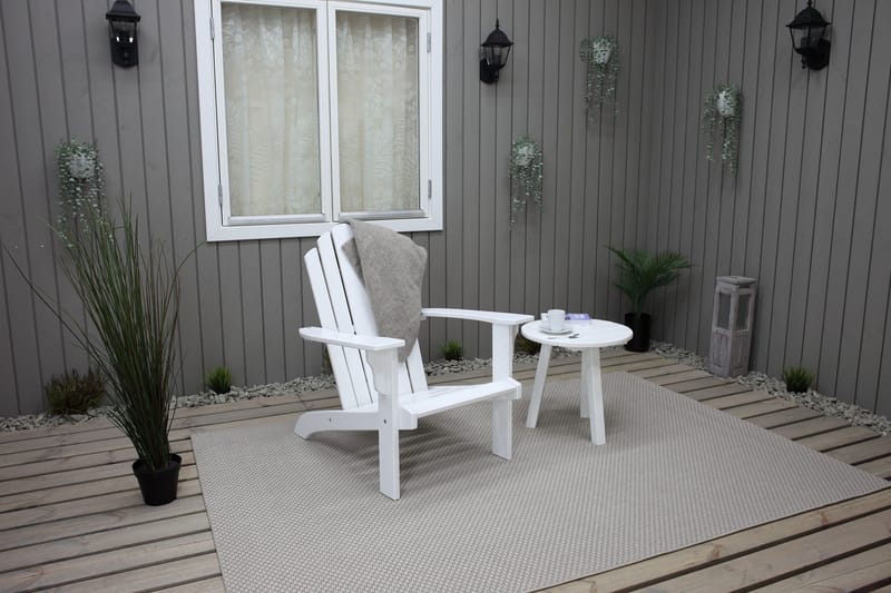 Cranston Solstol - Hvit - Hagemøbler & utemiljø - Stoler & Lenestoler - Solstoler - Dekkstol