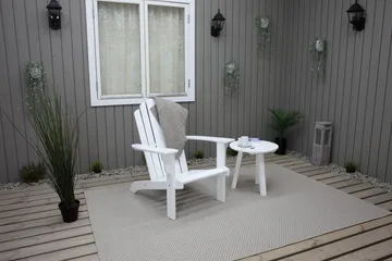 Cranston Solstol - Hvit - Hagemøbler & utemiljø - Stoler & Lenestoler - Solstoler - Dekkstol