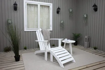 Cranston Solstol - Hvit - Hagemøbler & utemiljø - Stoler & Lenestoler - Solstoler - Dekkstol