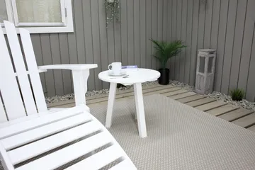 Cranston Solstol - Hvit - Hagemøbler & utemiljø - Stoler & Lenestoler - Solstoler - Dekkstol