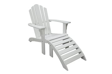 Cranston Solstol - Hvit - Hagemøbler & utemiljø - Stoler & Lenestoler - Solstoler - Dekkstol