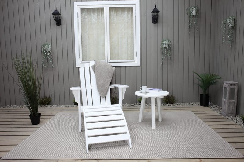 Cranston Solstol - Hvit - Hagemøbler & utemiljø - Stoler & Lenestoler - Solstoler - Dekkstol