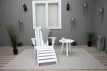 Cranston Solstol - Hvit - Hagemøbler & utemiljø - Stoler & Lenestoler - Solstoler - Dekkstol