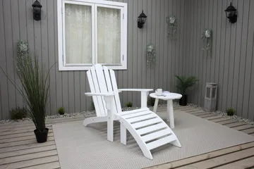 Cranston Solstol - Hvit - Hagemøbler & utemiljø - Stoler & Lenestoler - Solstoler - Dekkstol