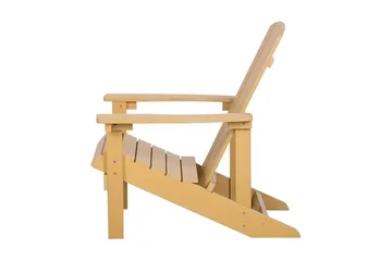 Dekkstol Adirondack 88 - Gul - Hagemøbler & utemiljø - Stoler & Lenestoler - Solstoler - Dekkstol