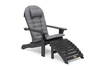 Dekkstol Tennesse - Svart - Hagemøbler & utemiljø - Stoler & Lenestoler - Solstoler - Dekkstol