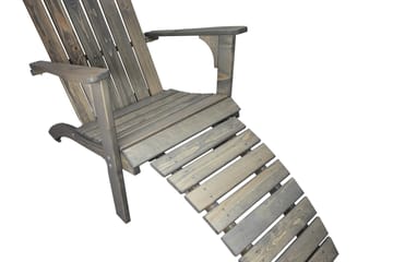 Rolston Dekkstol - Grå - Hagemøbler & utemiljø - Stoler & Lenestoler - Solstoler - Dekkstol