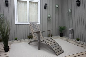Rolston Dekkstol - Grå - Hagemøbler & utemiljø - Stoler & Lenestoler - Solstoler - Dekkstol