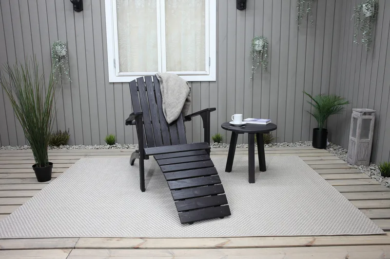 Rolston Dekkstol - Kaffesvart - Hagemøbler & utemiljø - Stoler & Lenestoler - Solstoler - Dekkstol