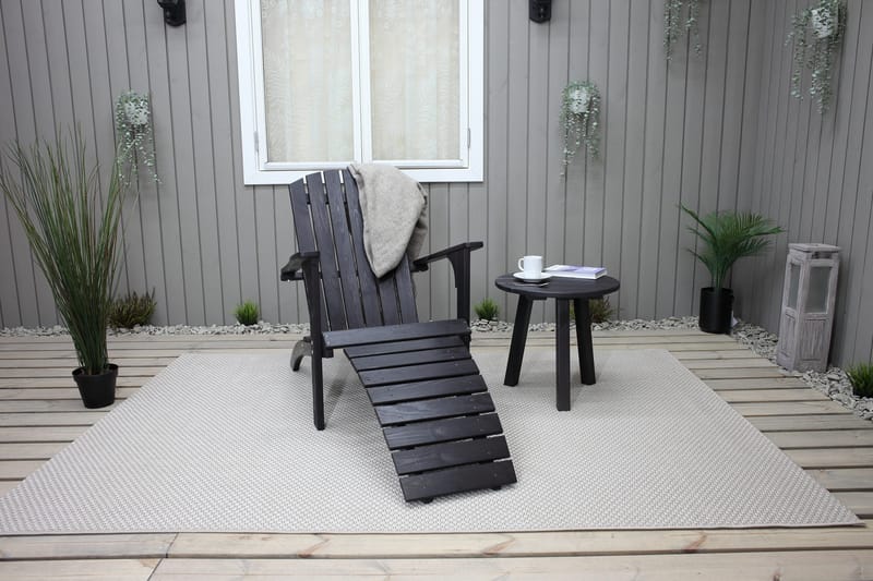 Rolston Dekkstol - Kaffesvart - Hagemøbler & utemiljø - Stoler & Lenestoler - Solstoler - Dekkstol