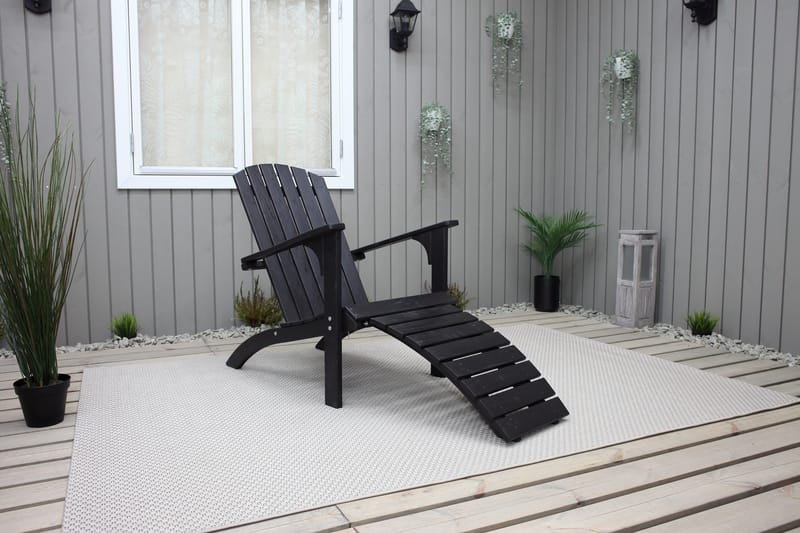 Rolston Dekkstol - Kaffesvart - Hagemøbler & utemiljø - Stoler & Lenestoler - Solstoler - Dekkstol